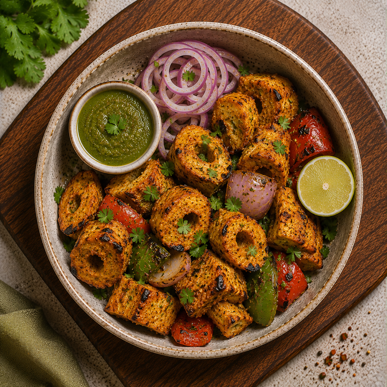 Tandoori Soya Chaap (Tawa)